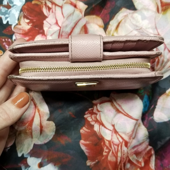 DOLCE & GABBANA Pink Zip Around Short Wallet - Picture 11 of 12